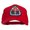 Red, variant on US Naval Support Activity Patched Cap - Khaki OSFM