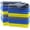 Color 206, variant on Premium Microfiber Cleaning Towel,12x12 in 50 Pack (Blue,Gray,Yellow)