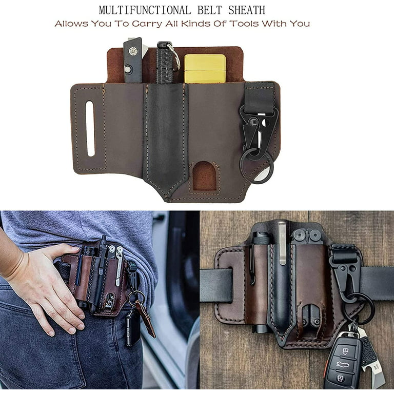 Multi-tool Belt Sheath - Belt Pouch With Key Ring - Tool Pouch