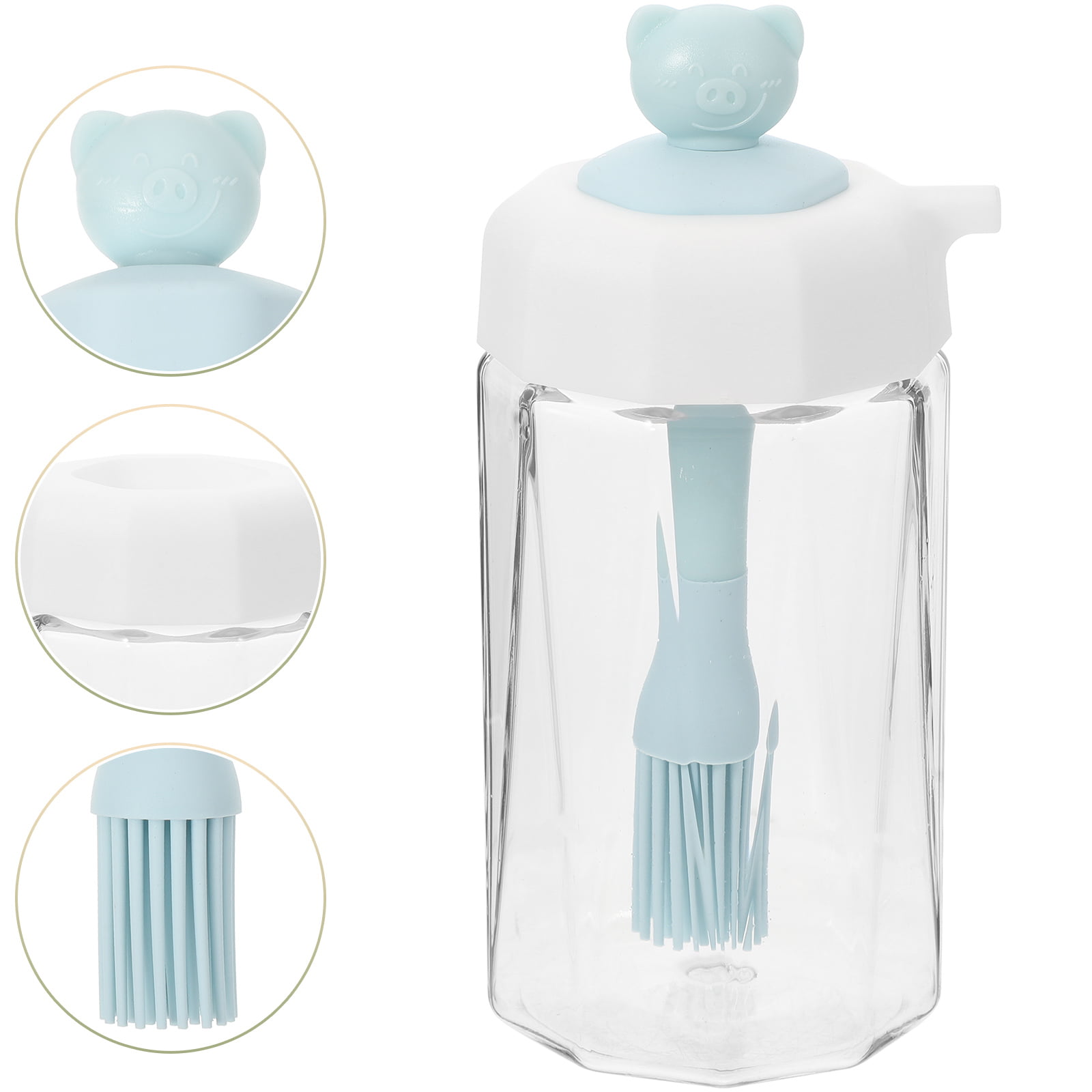 Oil Squeeze Bottle with Silicone Brush – SHOPDOPES