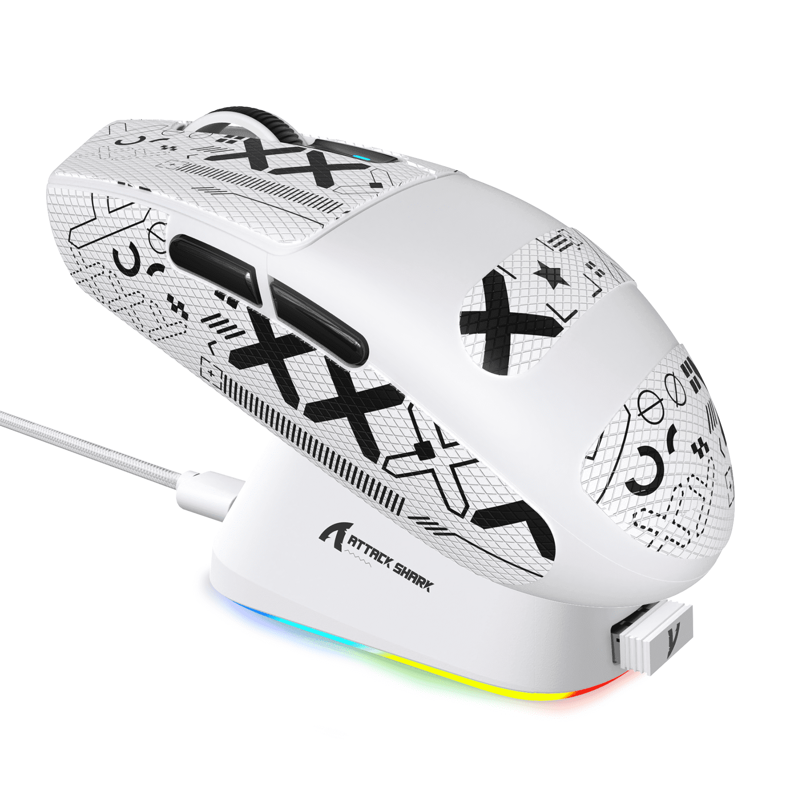 ATTACK SHARK G3PRO Tri-mode Wireless Gaming Mouse with Charge Dock 25000 DPI Ultra Lightweight