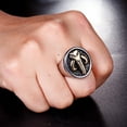 thumbnail image 2 of ZMY Home Stainless Steel Rings Mando's Mythosaur Signet Ring for Men Women (12), 2 of 6