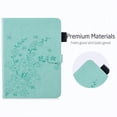 thumbnail image 4 of iPad 9.7 Case 2018/2017, iPad Air 1 2 Case, Allytech Retro PU Leather Embossed Flower Slim Protective Folio Stand Cards Holder Wallet Cover for Apple iPad 9.7" 6th/5th Gen, iPad Air 1 2, Green, 4 of 7