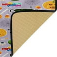thumbnail image 6 of Dreamtimes Happy Halloween Day Funny Element Kitchen Rugs 39×20 in,Non Slip Washable Cushioned Carpets Polyester AntiFatigue Comfort Porch Floor Mat Halloween Decoration, 6 of 7