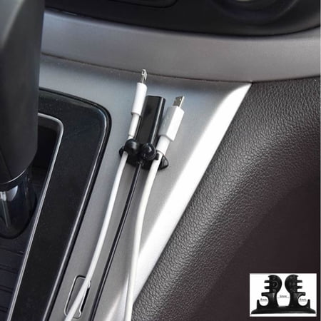 Weststone - 2pcs Black Self-Adhesive 3 Hole Cable Clip Cord Organizer  Wire Clips  Cable Holder Cable Wire Management for Car  Office and Home price history on PriceWatchPro