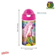 thumbnail image 3 of 3D LiveLife Drinking Bottle – Pink Pony Dazzle by Deluxebase, 20oz BPA-Free Horse Water Bottle, 3 of 5