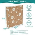 thumbnail image 5 of Adorabledandelion Pattern 3 Ring Hardcover Binders 1.5in Round Rings for Letter-Size Folder Paper Organizer Pockets for Office Student Recipe, 5 of 9