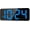Blue, variant on LED Digital Wall Clock with Large Display, Big Digits, Auto-Brightness, 12/24Hr Format, Modern Electric Small Silent Wall Clock for Living Room, Bedroom, Classroom, Farmhouse, Kitchen, Office - Blue