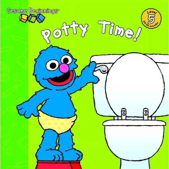 Sesame Beginnings: Potty Time! (Sesame Street) (Board Book)