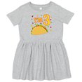 thumbnail image 3 of Inktastic I'm Three Taco Birthday Party Girls Toddler Dress, 3 of 5