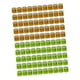 thumbnail image 2 of 100 anillos numerados para patas de palomas de carreras, 2023, para loros y pollos amarillo y naranja, 2 of 7