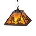 thumbnail image 7 of Meyda 226614 16 in. Square Tall Pines Pendant, 7 of 7