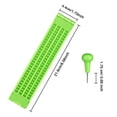 thumbnail image 2 of Sidaley Máquina de escribir Braille portátil para aprender y escribir duradera y duradera. Se puede utilizar durante mucho tiempo. Suministros de escritura y corrección verde, 2 of 6