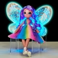 thumbnail image 4 of Dream Seekers Light Up Doll Pack – 1pc  Toy |  Magical Light Up Fairy Fashion Doll Stella, 4 of 9