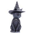 thumbnail image 4 of Magic Hat Occult Cat, Polyresin, Black And Silver, 11Cm, 4 of 5