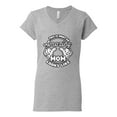 thumbnail image 2 of Wild Bobby, This is What an Amazing Mom Looks Like, Mother's Day, Women Standard V-Neck Tee, Heather Grey, Medium, 2 of 3