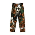 thumbnail image 5 of Michael Myers Pajama Pants for Men, Super Soft All over Print Lounge Pants Sleepwear Bottom with Pockets Drawstring, 5 of 8
