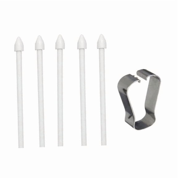 Complete 5Pieces Pen Nibs Replacement Set Secure Clip for Tablets S6