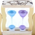 thumbnail image 3 of Accesorios de Escritorio de Oficina con Soporte para Bolígrafo de con Temporizador Creativo Soledad Tenedor de madera de la pluma del reloj de arena, 3 of 10