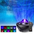 thumbnail image 1 of Led Projector Starry Sky Lamp, Starry Sky Projector Night Light With Starry Star / Water Wave Wave Effect With 21 Lighting Modes And Music Speaker.Perfect For Baby Kids Party, 1 of 7