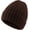 Coffee, variant on Women's Rib Knit Cuffed Beanie Hat Stretch Acrylic Winter Hat Thick Warm Snow Ski Cap