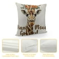 thumbnail image 4 of Giraffe Pillow Covers,Funny Giraffe Pillow Covers Frogs Decor Throw Pillow Covers,Giraffe Gifts for Giraffe Lovers Women,Giraffe Gifts, 4 of 5
