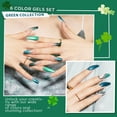 thumbnail image 4 of Set de esmaltes de uñas en gel modelones Ethereal Green, 6 colores, 7 ml, 4 of 9