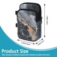 thumbnail image 7 of COEQINE Crutch Bag for Women, Elbow Crutch Pouch Black Grey Marble Broken Leg Crutch Bag, Walking Cane Bag, Forearm Crutch Attachment, Lightweight, for Adults Elderly, 7 of 7