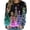Multicolor#2, variant on Feancey Christmas Womens Dressy Christmas Tops Fall Winter Trendy Glitter Xmas Tree Graphic Sweatshirts Casual Long Sleeve Pullover Holiday Teen Gifts Multicolor S