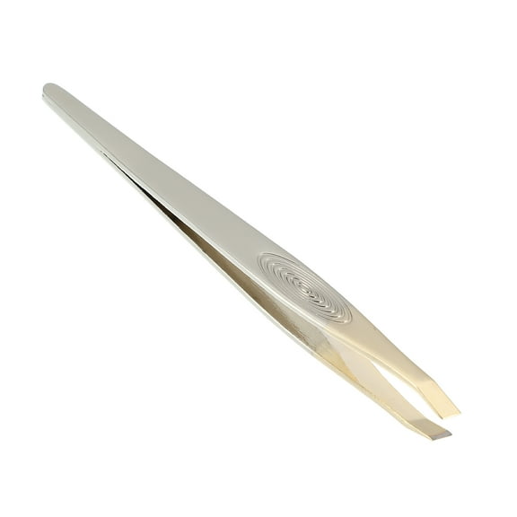 Unique Bargains Eyebrow Tweezers Stainless Steel Grooming Tool Tweezers for Eyebrows Nose Hair Silver Tone