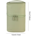 thumbnail image 4 of Bolsas De Maquillaje Bolsa de cosméticos de nailon con forma de barril multifuncional con cremallera para suministros de viaje Sywqhk Cuidado Belleza, 4 of 4