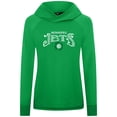 thumbnail image 2 of Women's Levelwear Kelly Green Winnipeg Jets St. Patrick's Day Slender Raglan Hoodie, 2 of 3