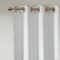 thumbnail image 3 of Raina Total Blackout Metallic Print Grommet Top Curtain Panel - Ivory/Gold Microfiber with 3-pass Liner for Enhanced Light Control and Style - Perfect for Home Decor, 3 of 3