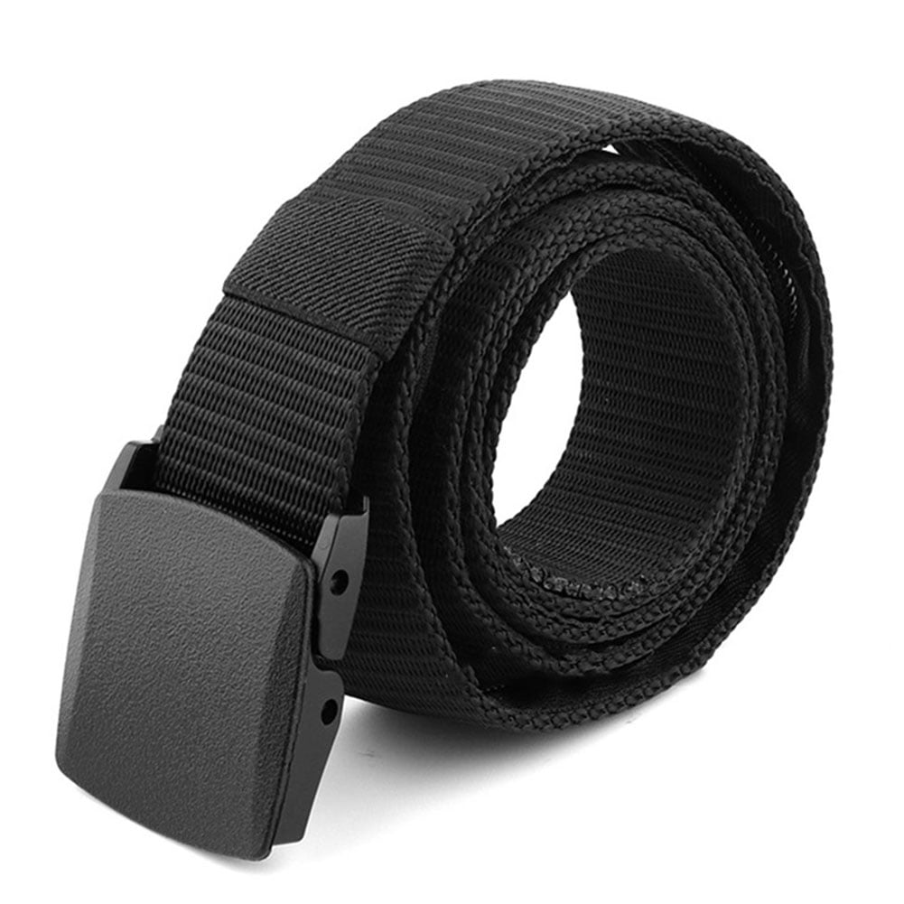 Mens Nylon Belt with hidden zip and secret compartment for money on holiday 
