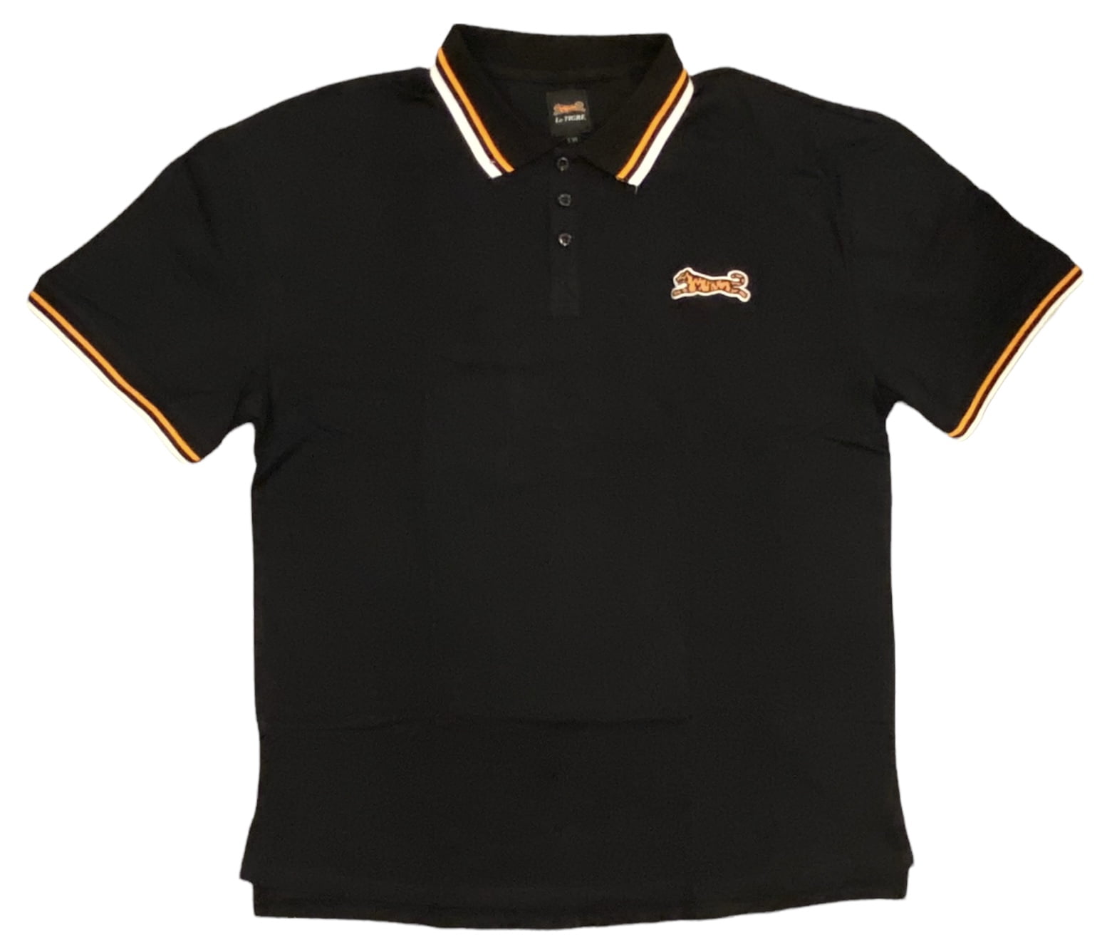 Le Tigre Men's Assorted Embroidered Tiger Logo Polo Shirt (X-Large ...
