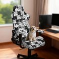 thumbnail image 4 of HELLHERO Cats Gaming Chair Cover with Armrest Covers for Office Home, Non-Slip Anti-Scratch Spandex Gaming Chair Covers Slipcovers, 4 of 10