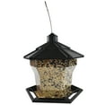 thumbnail image 5 of Pennington Earth Smart, Black Recycled Plastic Hopper Wild Bird Feeder, Extra Large 6 lb. Capacity, 11.5" Tall, 5 of 17