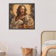 thumbnail image 4 of Kit de pintura por números sobre lienzo, arte al óleo artesanal, imagen de Jesús, decoración de pared del hogar, 40x40cm, 4 of 9