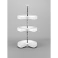 thumbnail image 3 of Rev-A-Shelf LD-2473-1836-11-1 Lazy Daisy Polymer Triple 3 Tier 18" Kidney Ribbed Bottom, 3 of 7