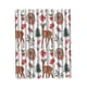 thumbnail image 3 of Cortina de Ducha Navideña de 180x200 Cm Accesorios de Decoración Navideña Lavable con 12 Ganchos Cortina de Baño Versátil Hecha de Tela Impermeable Estilo B, 3 of 9