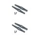 thumbnail image 2 of Tholdsy Kit de suspensión de montaje de ejes resistentes al desgaste de soporte de eje trasero de 2 piezas reemplazo de pieza mejorada para Type2 NO2, 2 of 6