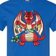 thumbnail image 4 of Inktastic Dragon Holding Dice Christmas Lights T-Shirt, 4 of 5