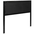 thumbnail image 6 of Full Size Upholstered Metal Panel Headboard in Black Fabric, 6 of 10