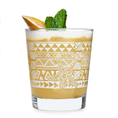 

Libbey Tiki Kahiko Rocks Glass White Set of 4