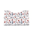 thumbnail image 2 of Kdxio Tulips Flowers Print Tissue Box Cover,Modern PU Leather Rectangular Tissue Box Holder for Bathroom Living Room Bedroom Office Desk Car Home, 2 of 9