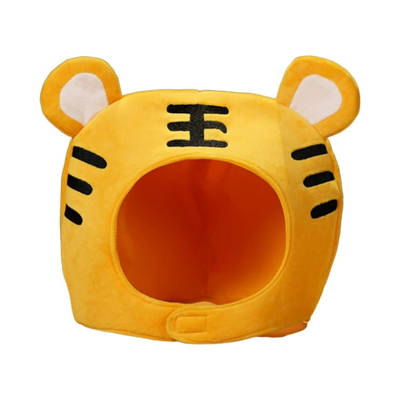 Chapeau d'Accessoires Photo Ajustable Doux Confortable Décoratif Décontracté Coupe-Vent Fantaisie Mignon Couvre-Chef Dessin Animé pour Carnaval Déguisement Fête Enfants Adulte - Jaune