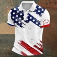 thumbnail image 2 of Leey-World Usa Shirts for Men Men Boys 4th of July T-Shirt(White,L), 2 of 4