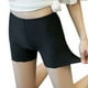 thumbnail image 5 of Guardurnaity Ropa interior sin costuras de seda helada para mujer, pantalones elásticos de seguridad, pantalones cortos antiexposición negro 2piezas Guardurnaity CBP027527, 5 of 6