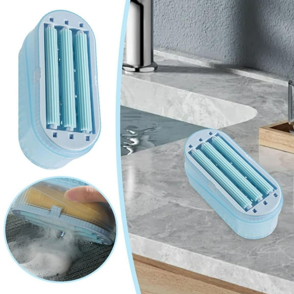 Multifunctional Laundry Soap Box for Soap Holder, Multifunctional Soap Box Scrubber & Storage Dispenser,Portable Bar Dispenser Brush for Home Bathroom Kitchen,Laundry Cleaning Brush Soap Box