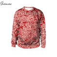 thumbnail image 3 of Sudadera con estampado de Terror para hombre, chándal de cuello redondo, ropa de calle de gran tamaño para Halloween, otoño, 3 of 4